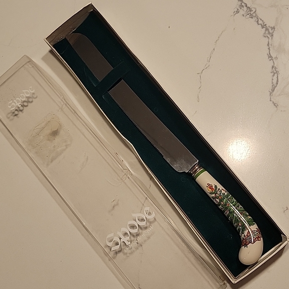 Spode Kitchen Vintage Christmas Cake Knife Poshmark